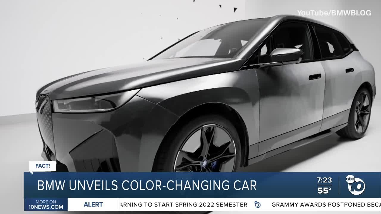 Fact or Fiction: BMW unveils color-changing car?