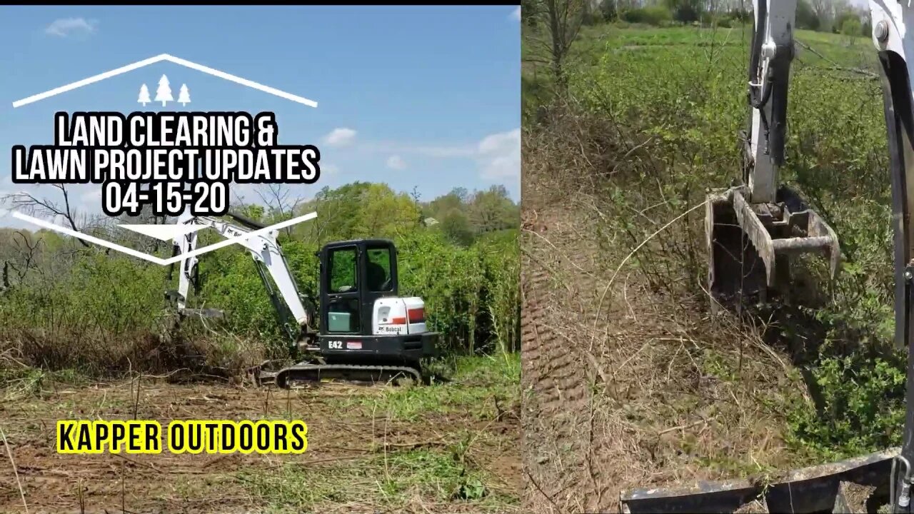 Land clearing project and new lawn update, Kapper Outdoors