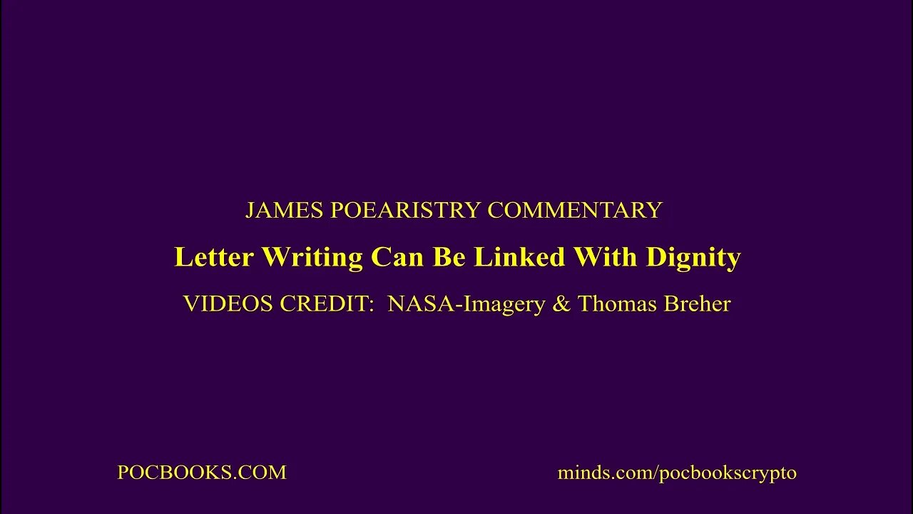 Letter Writing Can Be Linked With Dignity By James PoeArtistry Productions #letters