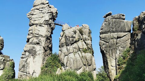 Teststream Externsteine/Exterstones, Germany