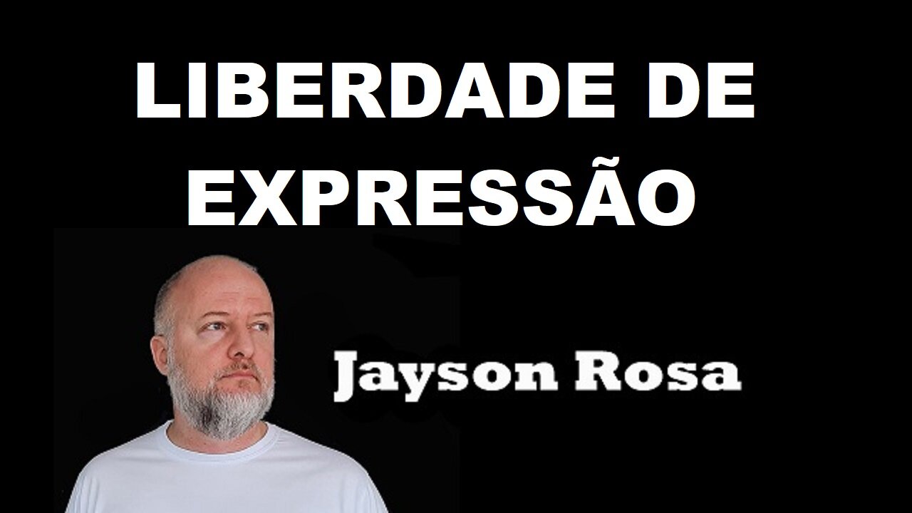 (AO VIVO) LIBERDADE DE EXPRESSÃO