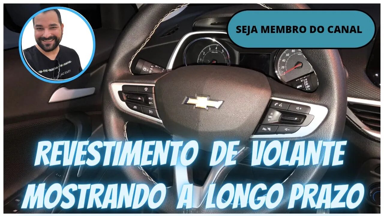 Revestimento no volante mostrando o estado depois de 1 ano, Onix Tracker etc! Cuidados...