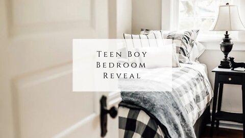 Teenage Boy Bedroom Reveal