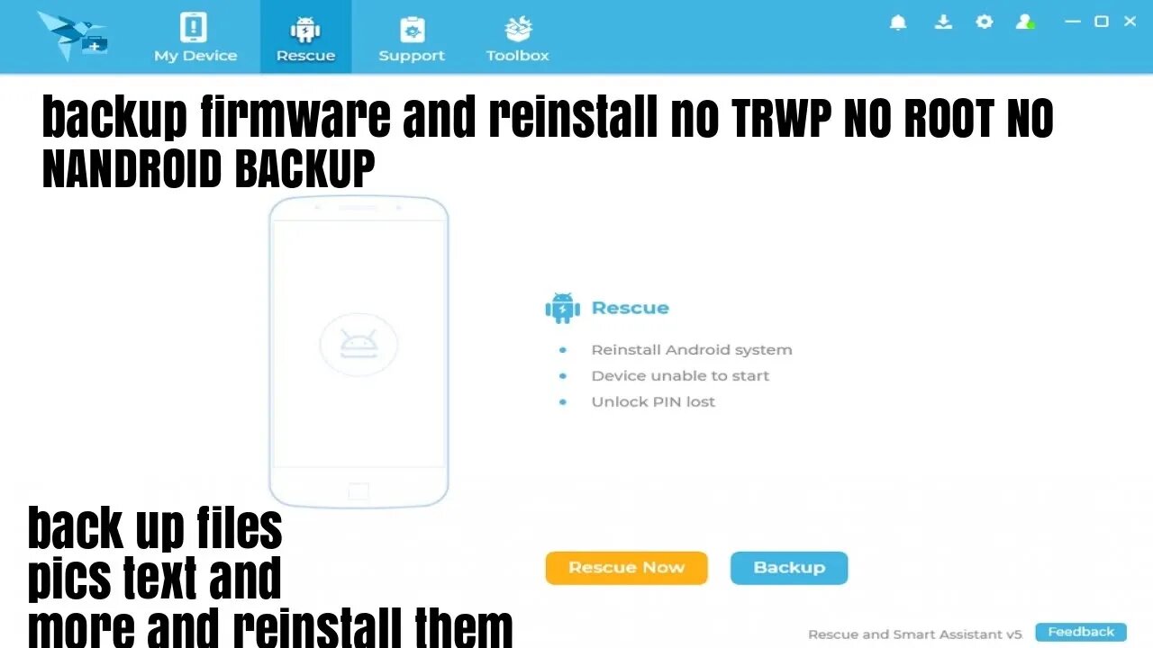 moto backup without TWRP and reinstall firmware