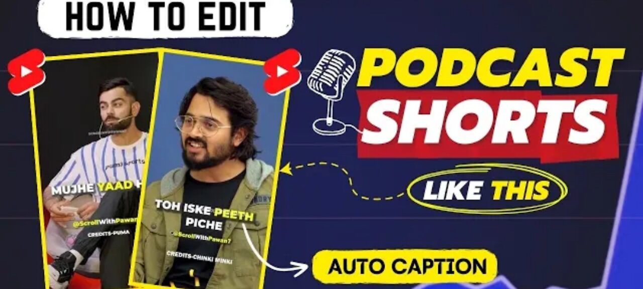 How to make Podcast shorts video