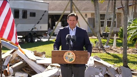MOMENTS AGO: FL Gov. Ron DeSantis is delivering remarks…