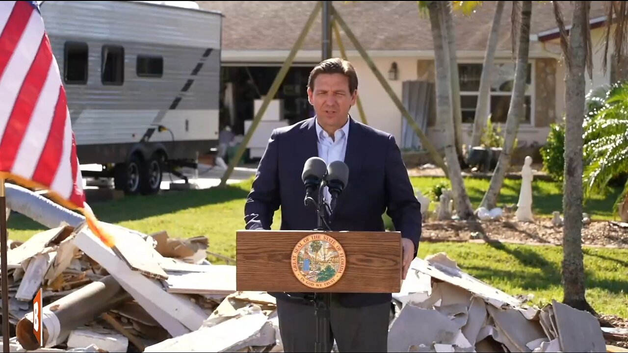 MOMENTS AGO: FL Gov. Ron DeSantis is delivering remarks…