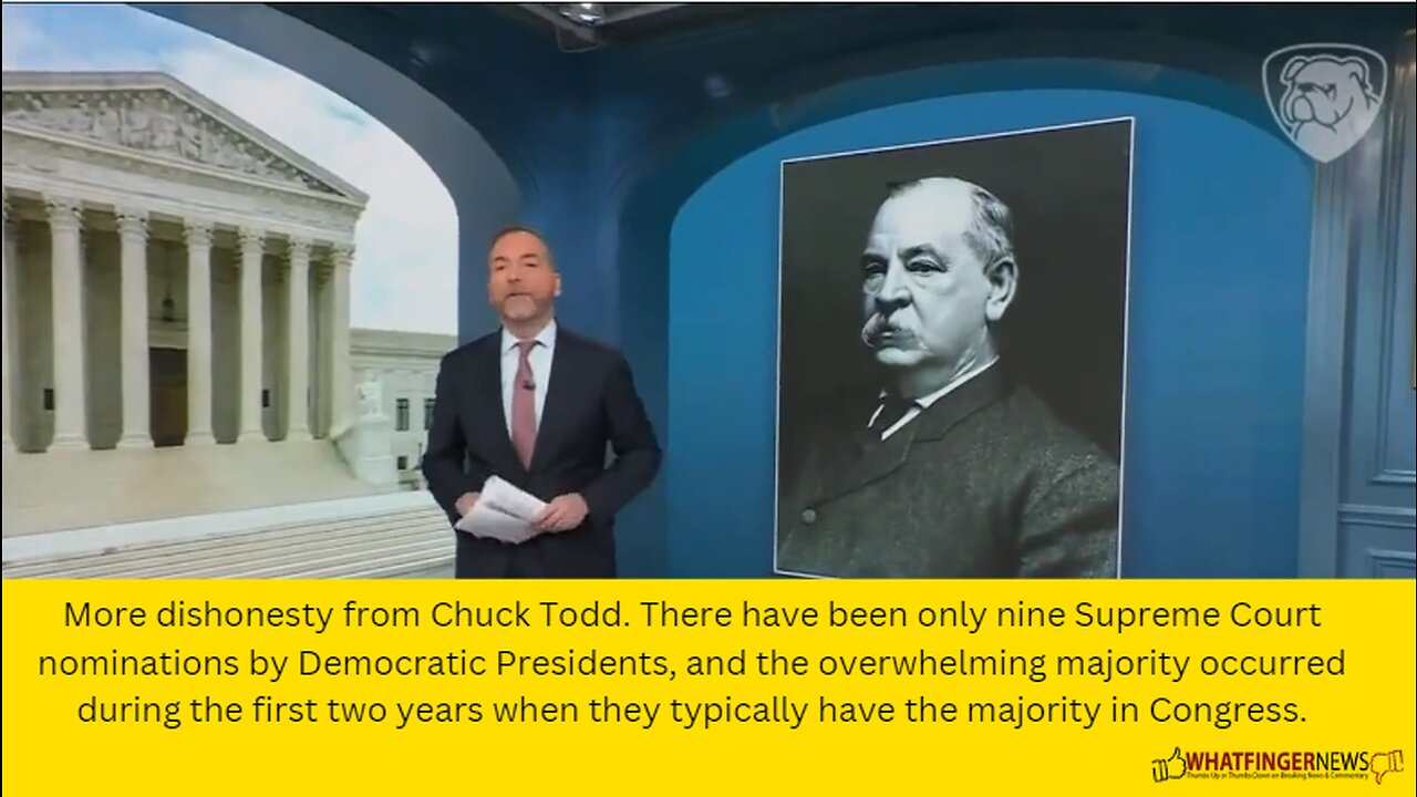 There have been only nine Supreme Court nominations by Democratic Presidents