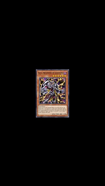 Yu Gi Oh! Skull Archfiend of Lightning