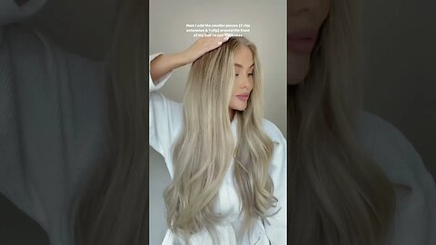 Beautiful @_gemmalouisemiles shows us how to install our Remy clip in extensions #hairdo #grwm
