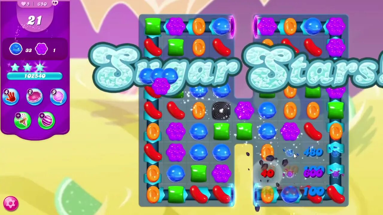 Candy Crush Saga Level 650