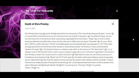 Death of Elvis Presley #Gematria #Numerology #Truth #Kabbalah #Elvis #ElvisPresley #Mason #Hollywood