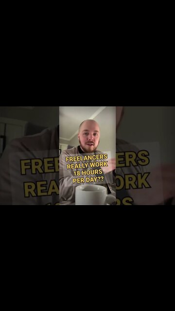 HOW MANY HOURS DO FREELANCERS WORK? #shorts