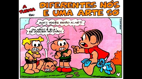 A turma em-Diferentes nós e uma arte só | Gibis do Rapha 2