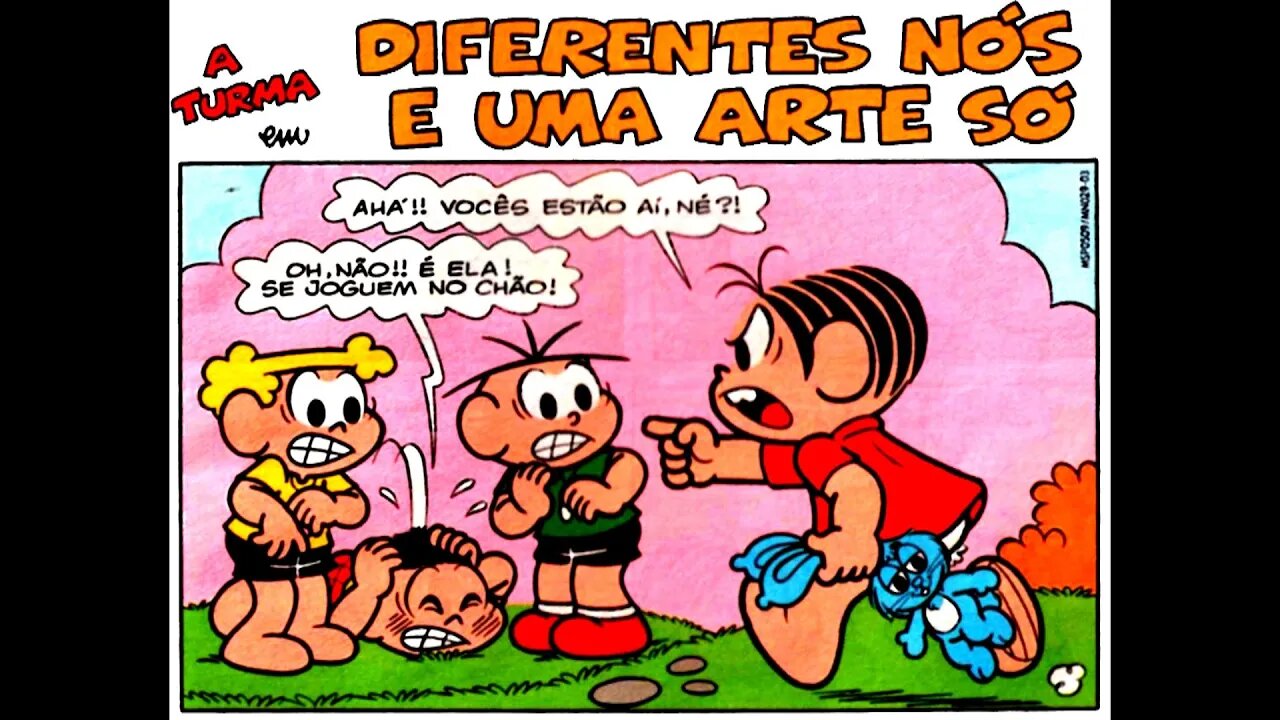 A turma em-Diferentes nós e uma arte só | Gibis do Rapha 2