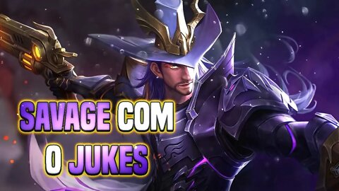 O DIA QUE FIZ UM SAVAGE JOGANDO COM O JUKES | MLBB