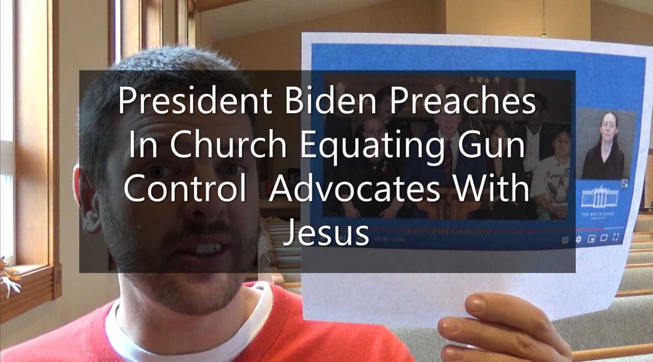 President Biden Preaches In Church Equating Gun Control Advocates With Jesus