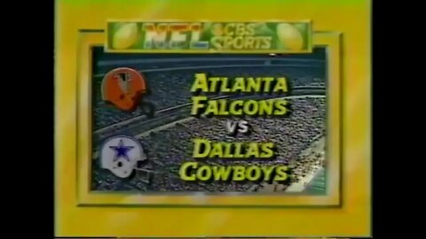 1985-10-27 Atlanta Falcons vs Dallas Cowboys