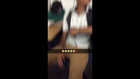Kid tweaking in school