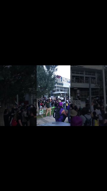 George Floyd protest Houston Tx 6/2/20 cops decide when the protest is over