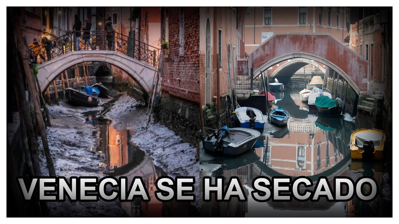 I CANALI DI VENEZIA SI SONO PROSCIUGATI STA ACCADENDO QUALCOSA DI STRANO?NON LO SO CI STO SPECULANDO SU QUESTE COSE E SU QUEGLI IMBECILLI DEI MASSONI SULLA LORO PELLE...TANTO è SEMPRE COLPA LORO