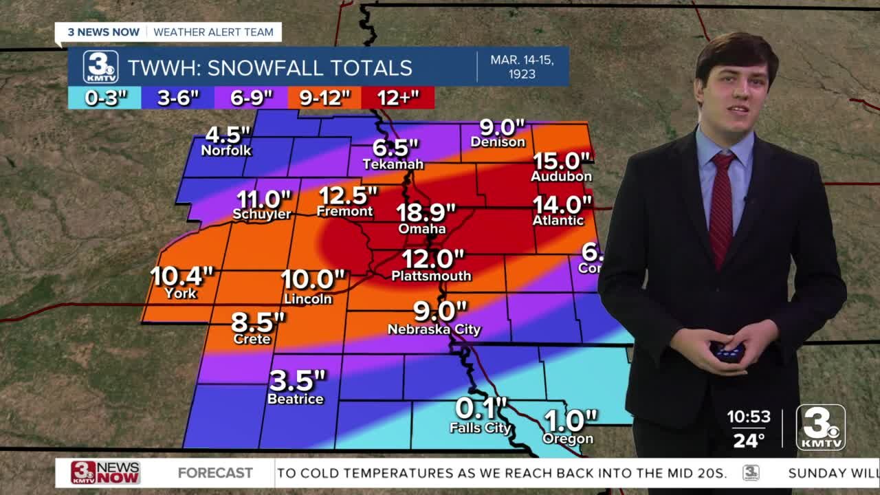 March 14-15, 1923 | Omaha's Biggest March Snowstorm