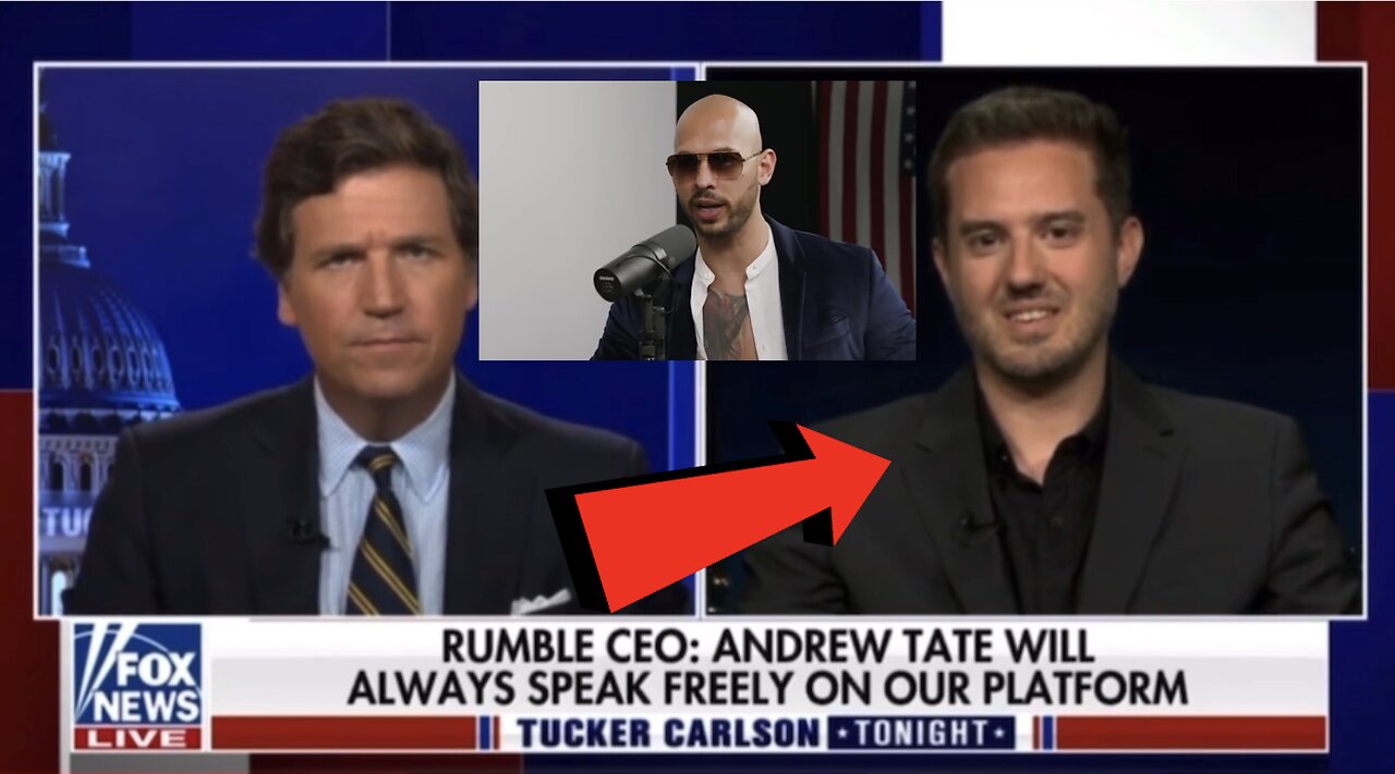 Rumble CEO Tells Fox News Why Andrew Tate Has a Platform Of Free Speech