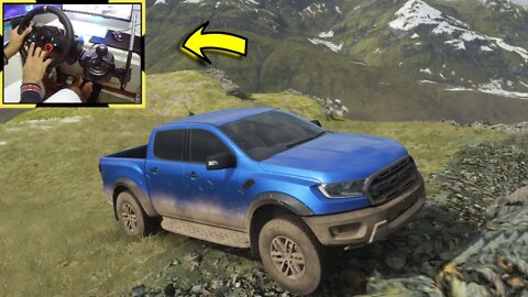 FORD RANGER RAPTOR Offroading - Forza Horizon 4 gameplay / Volante Logitech g29