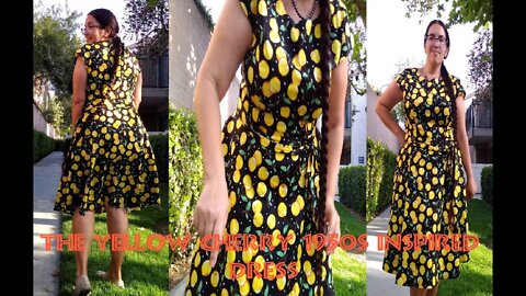 Opening And Wearing The Yellow Cherry Dress - 1950s Vintage Inspired Look