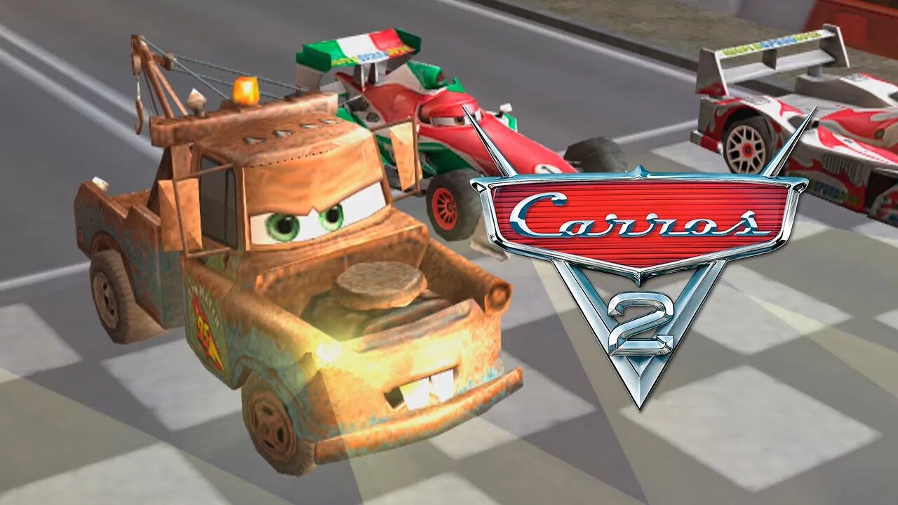 DISNEY CARS 2 (PSP) #3 - Jogando com o Tom Mate! (PT-BR)