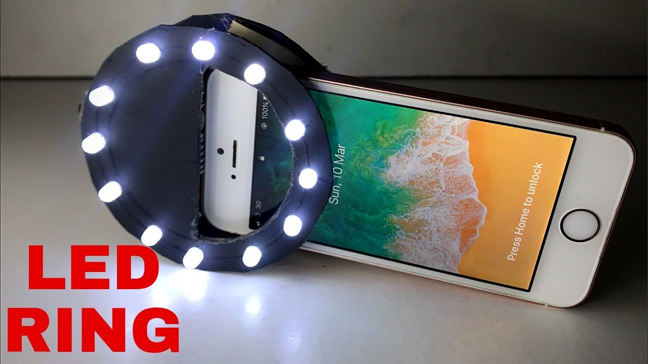 Ring Light for Phone Illuminate Your Selfies like a Pro. Make your at home