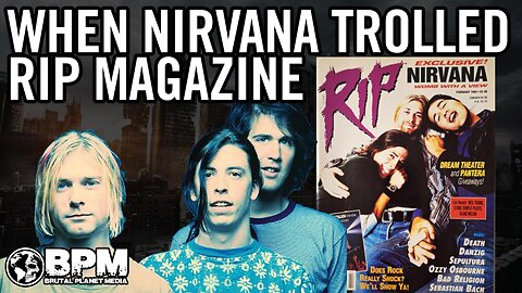 Kurt Cobain Had Some Issues with RIP Magazine's Editor