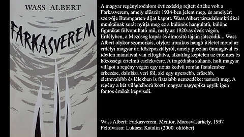 Wass Albert: Farkasverem. Mentor, Marosvásárhely, 1997