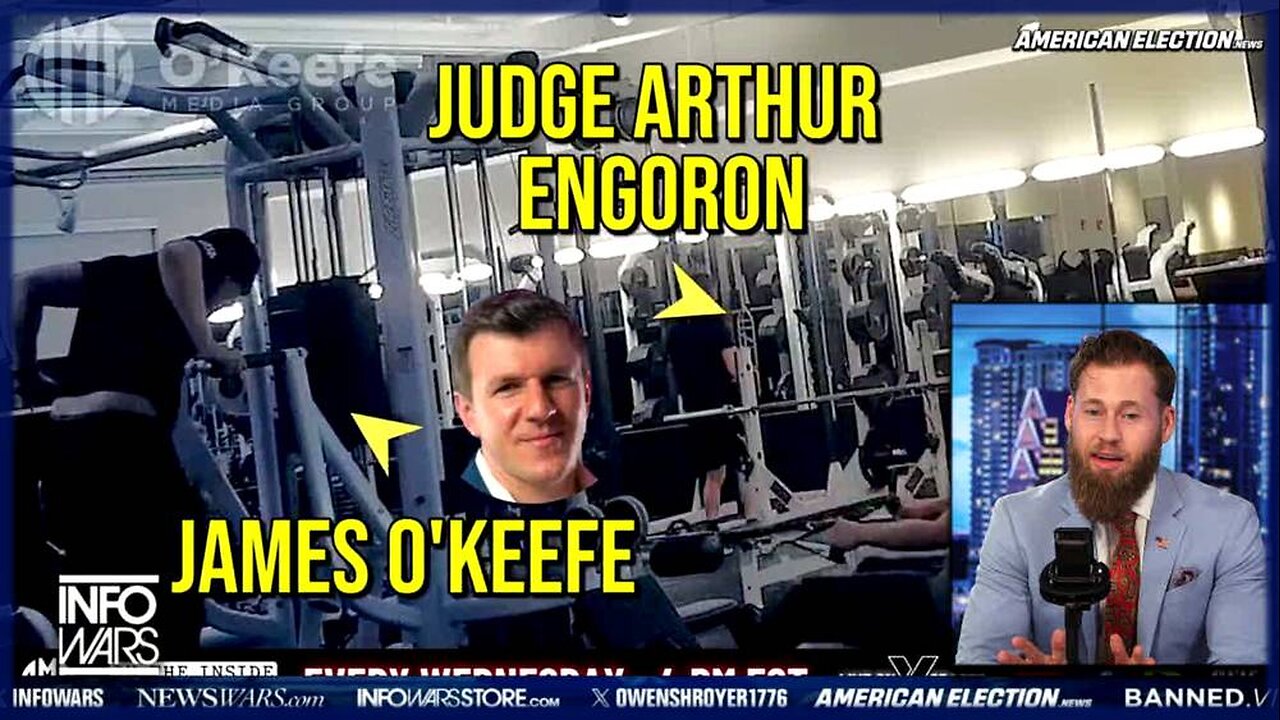 James O’Keefe Works Out With Judge Engoron Then Chases IRS Agent Through The Street