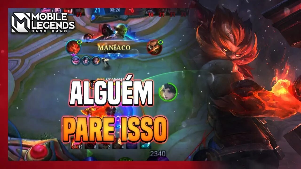 ESSE HERÓI TEM Q SER PARADO !! LV 12 EM 7 MINUTOS | Mobile Legends