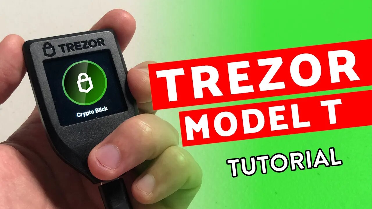 How to Setup a Trezor Model T Tutorial