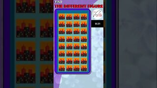 FIND THE DIFFERENT FIGURE | CHALLENGE # O22