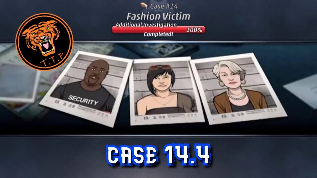 LET'S CATCH A KILLER!!! Case 14.4: Fashion Victim