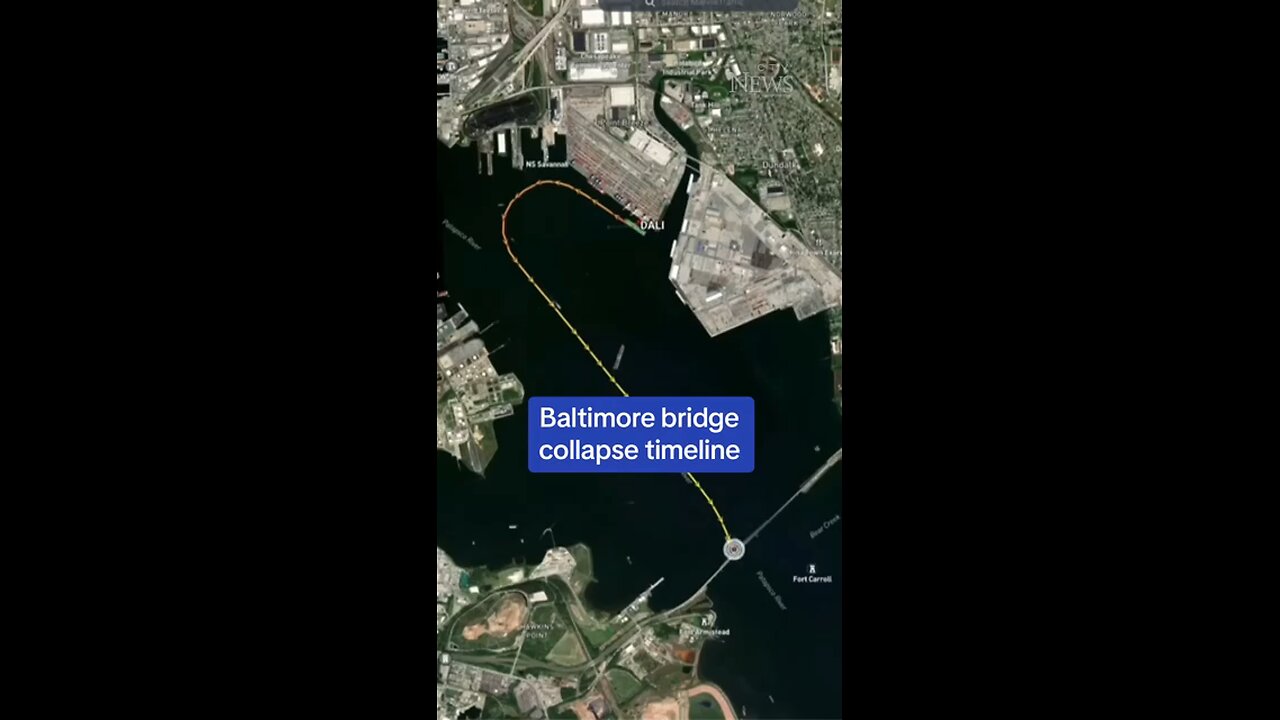 Baltimore bridge collapsetimeline