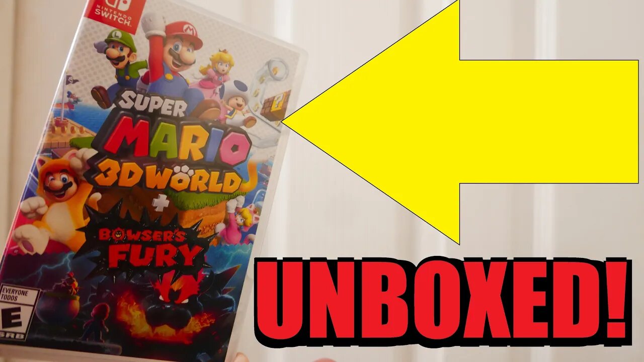 Super Mario 3D World Unboxed!