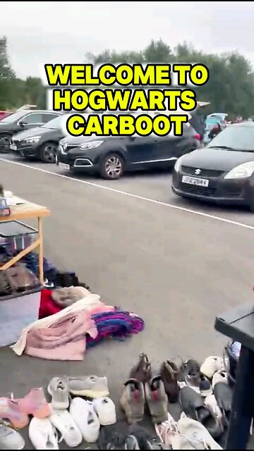 Wizard spotted at the Car boot sale