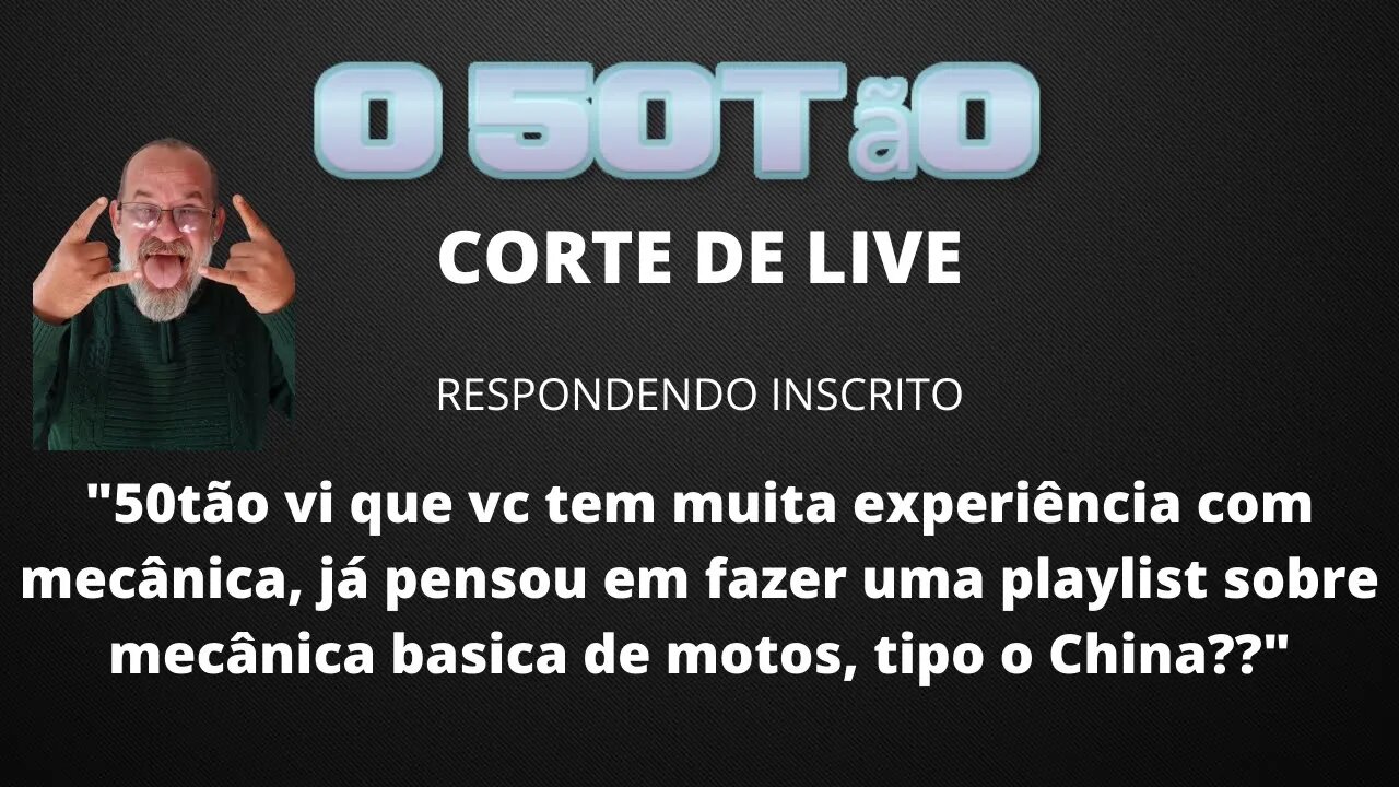 Corte de live respondendo inscrito