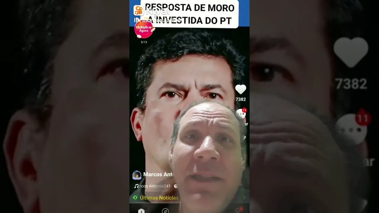 Sergio Moro diz que o PT e a velha política não vai intimida lo