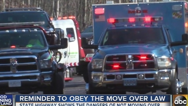 SHA reminds drivers to obey the Move Over law