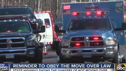 SHA reminds drivers to obey the Move Over law