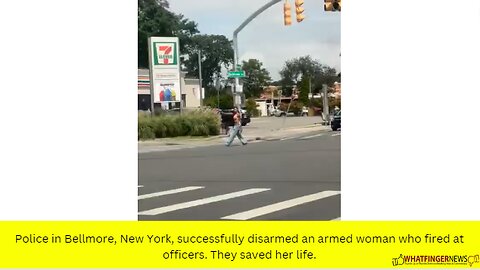 Police in Bellmore, New York, successfully disarmed an armed woman who fired at officers