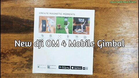 Unboxing New Mobile Gimbal dji OM4.