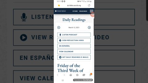 Jesus is our Savior/ Bible reading March 12 / 2021