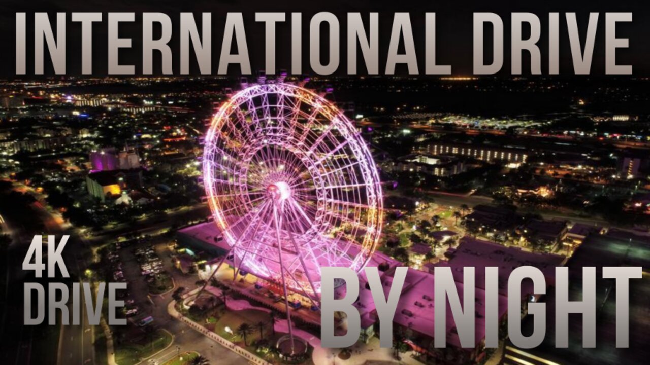 WATCH: Captivating footage from International Drive by Night in Orlando, Florida