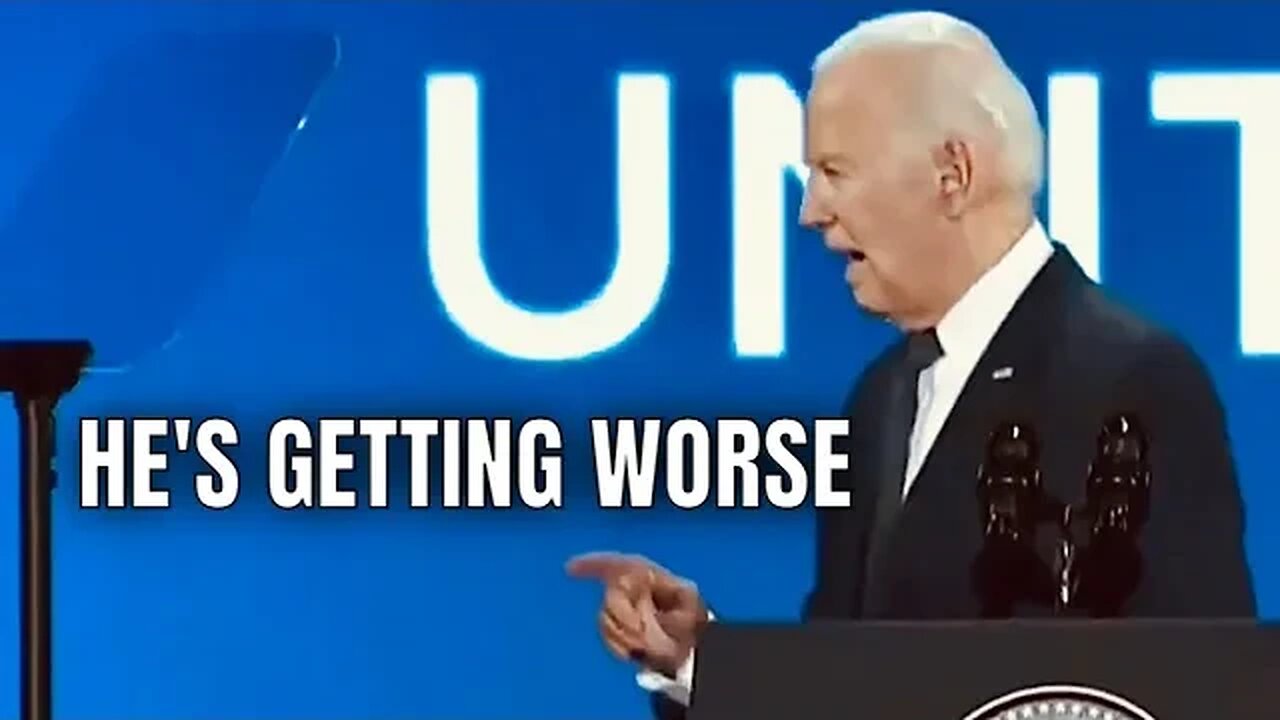GLASS SHATTERS, then Joe CONFUSED again after Today’s Speech 🤦♂️